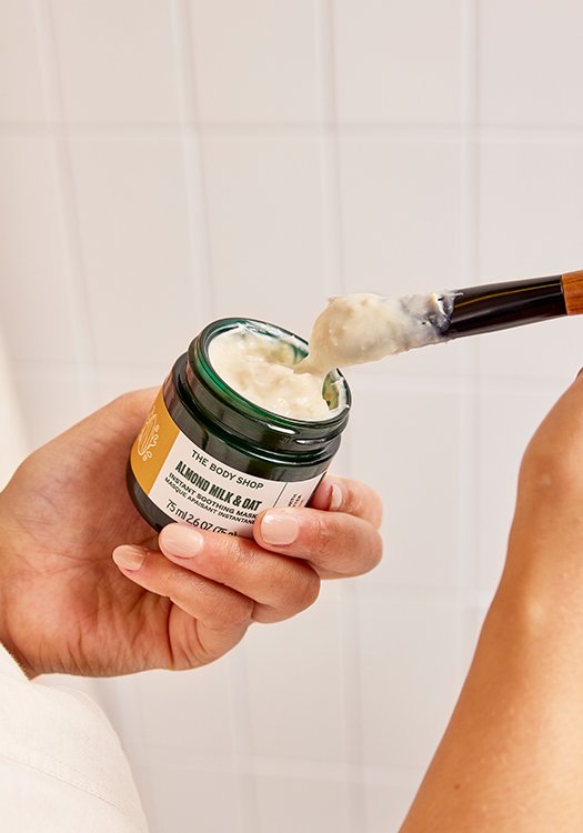 Маска за лице успокояваща Бадемово мляко и овес 75 ml