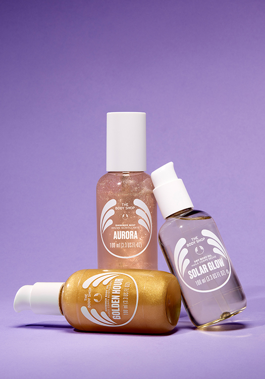 Спрей за тяло с блясък Aurora 100 ml