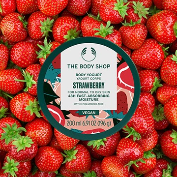 йогурт за тяло ягода