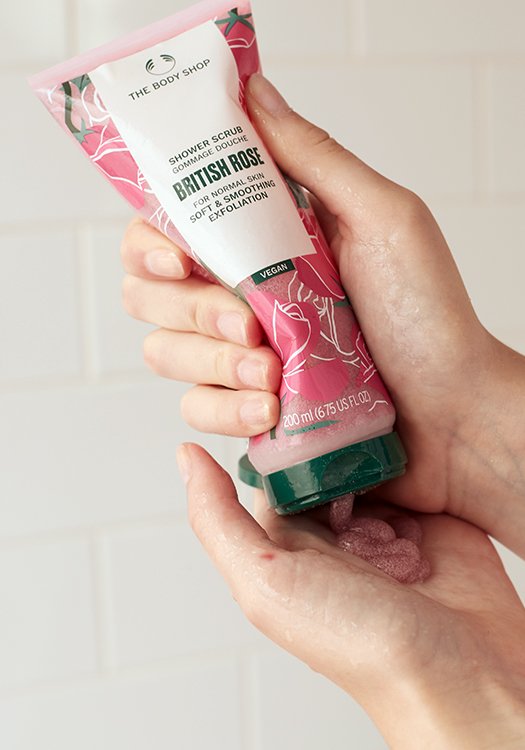 Ексфолиант за тяло British Rose 200 ml