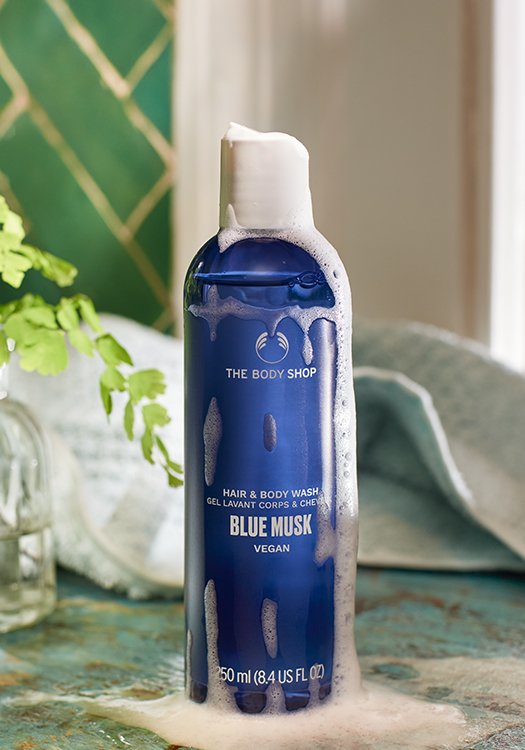 Душ гел и шампоан Blue Musk 250 ml
