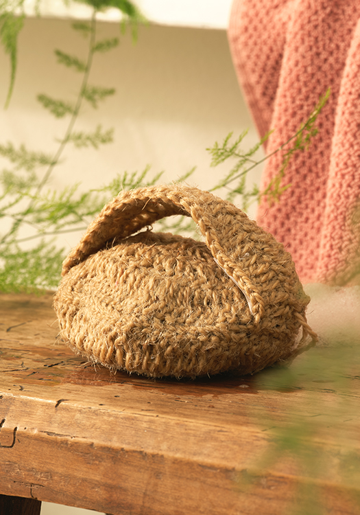 Ексфолираща гъба за баня Jute XM22