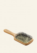 Голяма бамбукова четка за коса