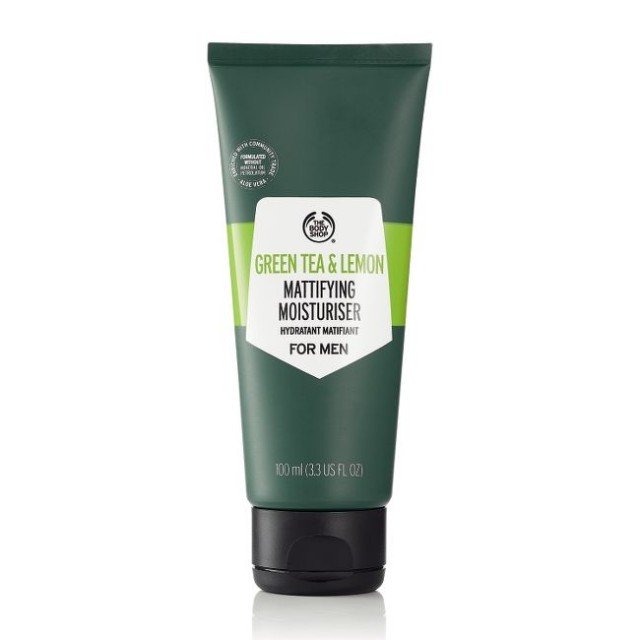 Матиращ крем за лице за мъже Зелен чай и лимон | The Body Shop