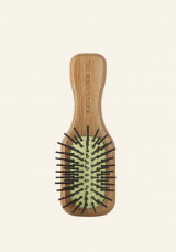 Малка бамбукова четка за коса